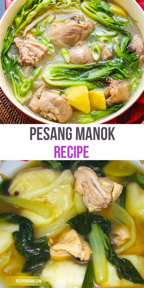 pesang manok recipe|Pesang Manok Recipe with Ginger & Cabbage .